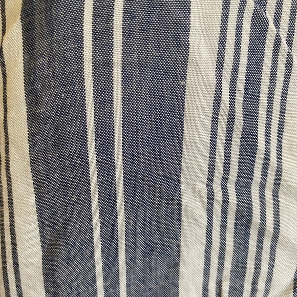 ModCloth en crème nautical lightweight blue white striped spaghetti strap tank S - Picture 7 of 7